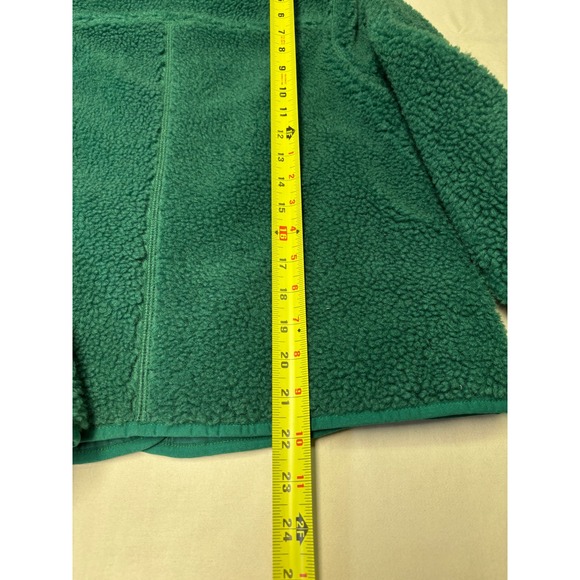 NWT LL Bean Sherpa Fleece Jacket Emerald Spruce Green 516759 Womens XS PET - Picture 7 of 9